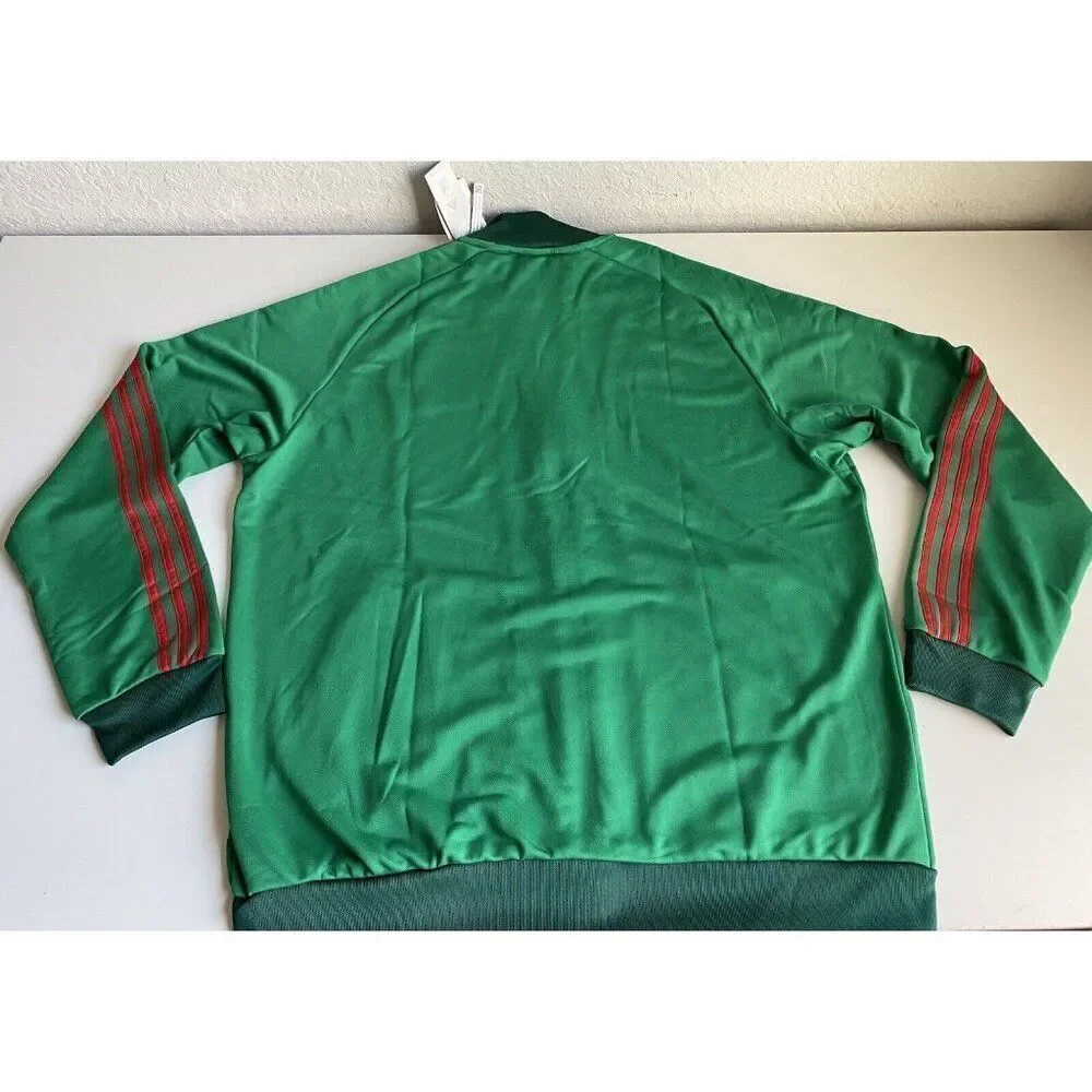 adidas 2022-23 Mexico 3-Stripes Track Top Full Zip Jacket Soccer FMF Men’s Sz XL